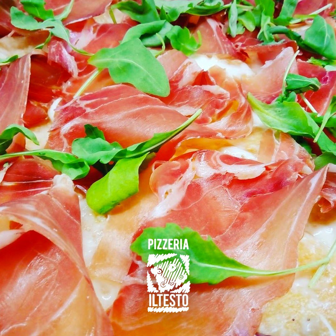 Teglia con prosciutto crudo e rucola